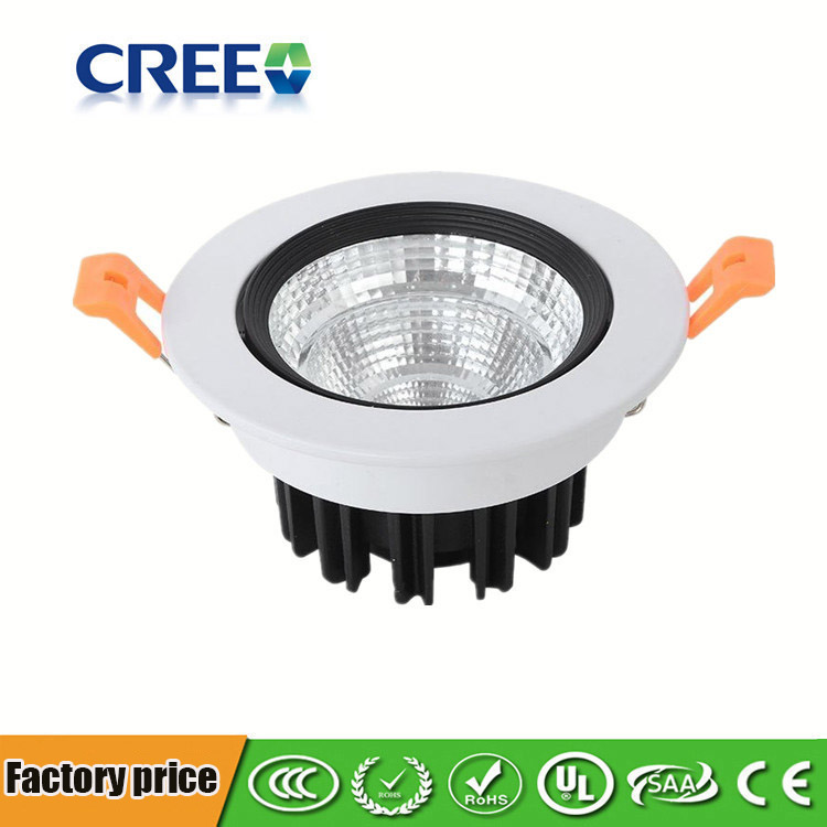 5~ 30Watt universal COB Ceiling Light - Flush Mount LED Downlight - Die casting - 400Lumens - Three years warranty